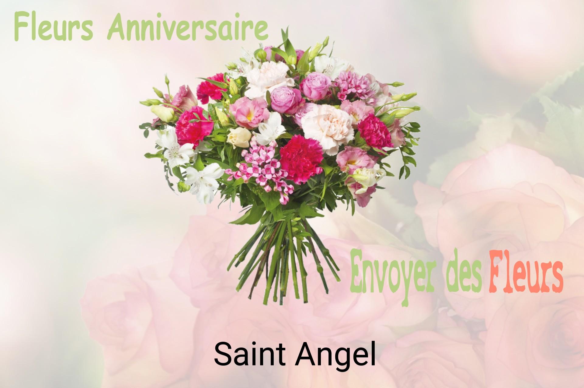 Bouquet de fleurs d’anniversaire livré à Saint-Angel
