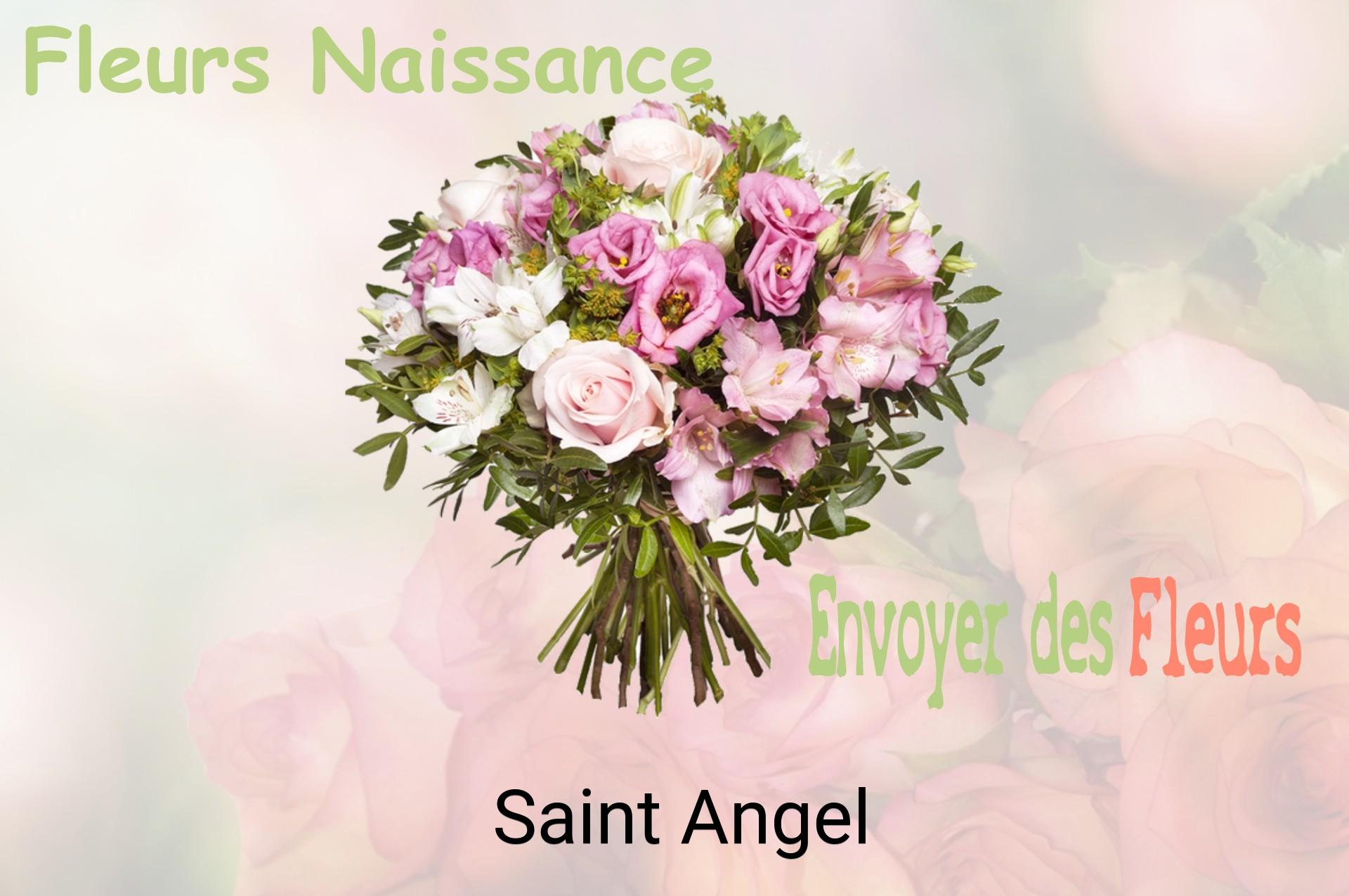 Bouquet de fleurs de naissance livré à Saint-Angel
